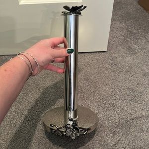 EUC Michael Aram black orchid paper towel holder